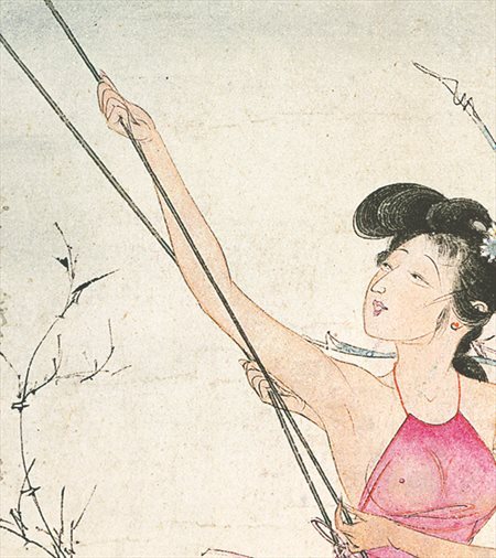 龙山-胡也佛的仕女画和最知名的金瓶梅秘戏图